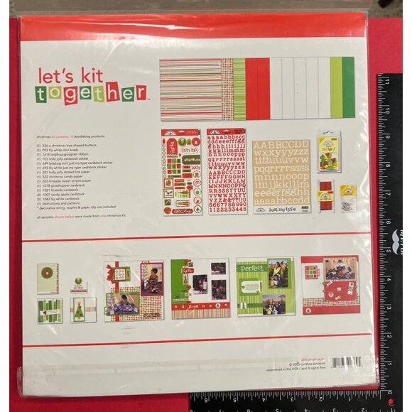 2005 Doodlebug Designs inc Christmas Scrapbook Kit Cynthea Sandoval - Picture 3 of 3